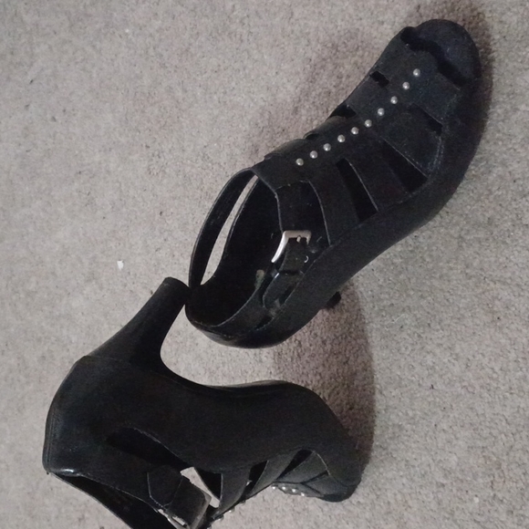 Aerosoles Rottlesnake black heels 6M - Picture 2 of 6